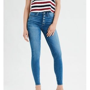 American Eagle  Super High Waisted Jegging